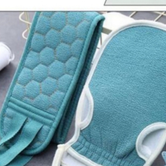 Sea Blue Bath & Shower Care Scrub Set - Picture 2 of 8